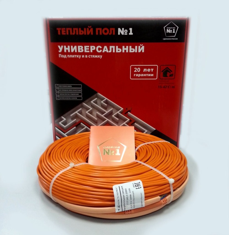 Нагревательная секция "Теплый пол №1" СТСП-5,3-75