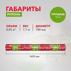 Rockwool Мембрана для стен, 70 м2